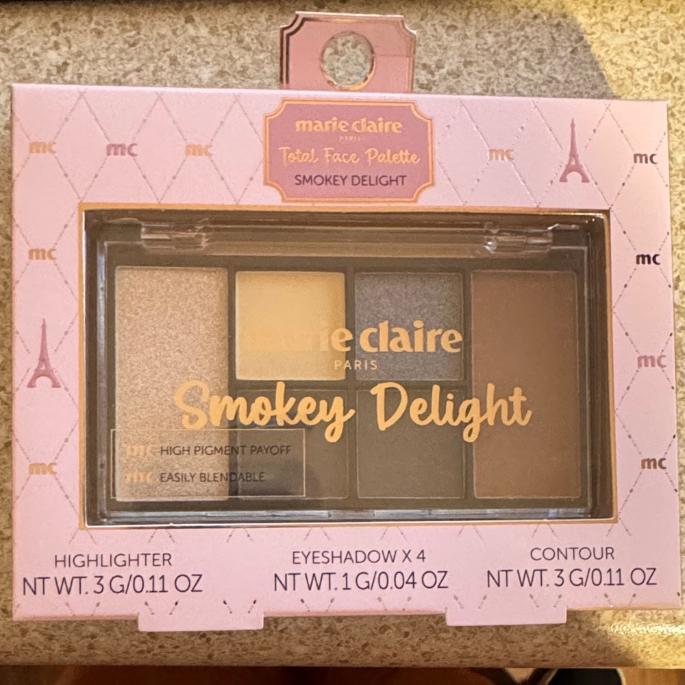 Marie Claire Paris Smokey Delight Face Palette
